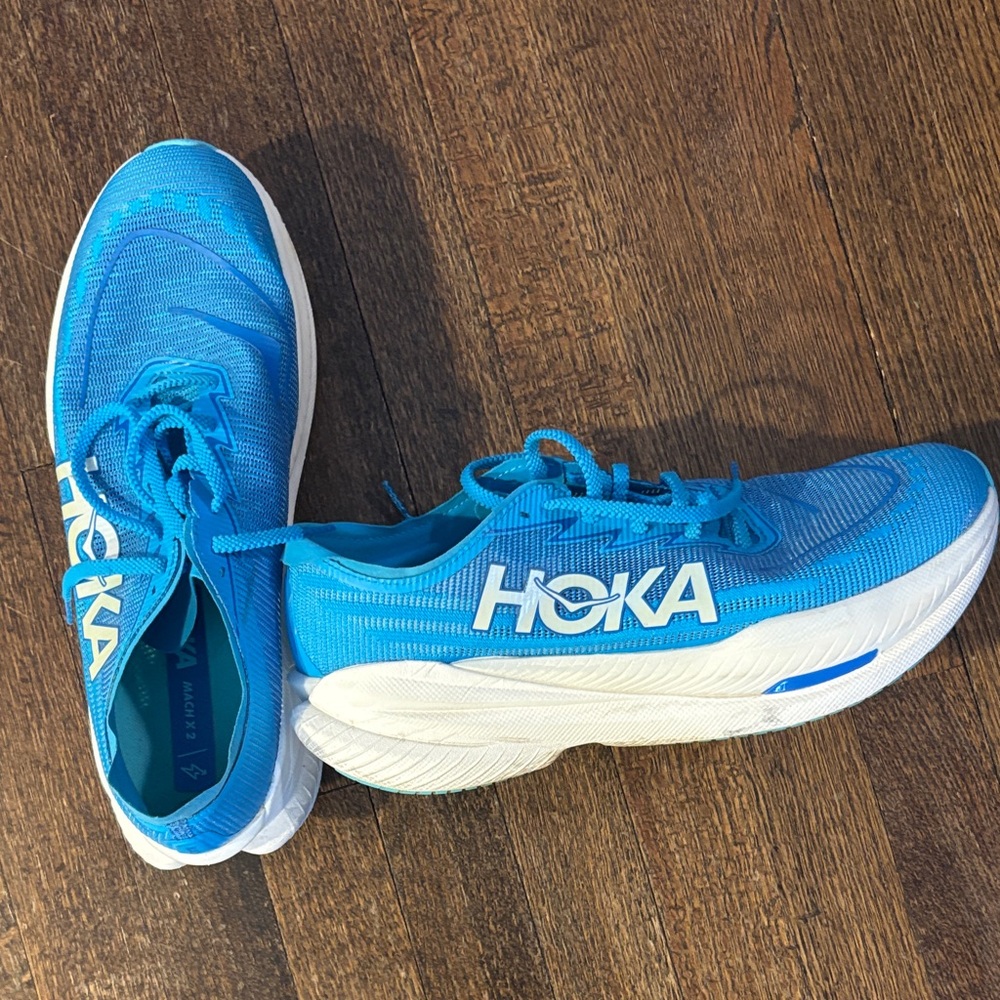 Hoka Sky Blue Athletic Sneakers